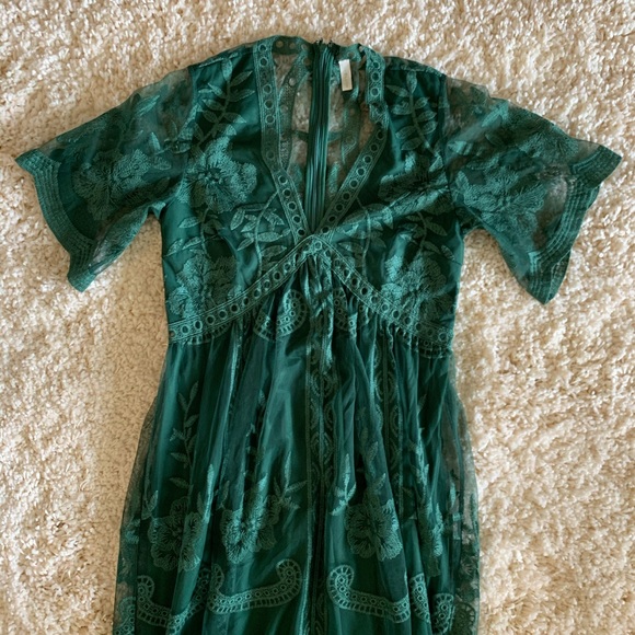✨2X HP✨Emerald Green Maternity Dress - Picture 6 of 10